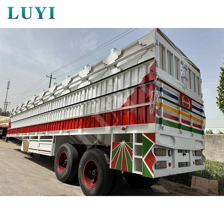 2-axle 100-ton Customizable Side Wall Semi-trailer high quality