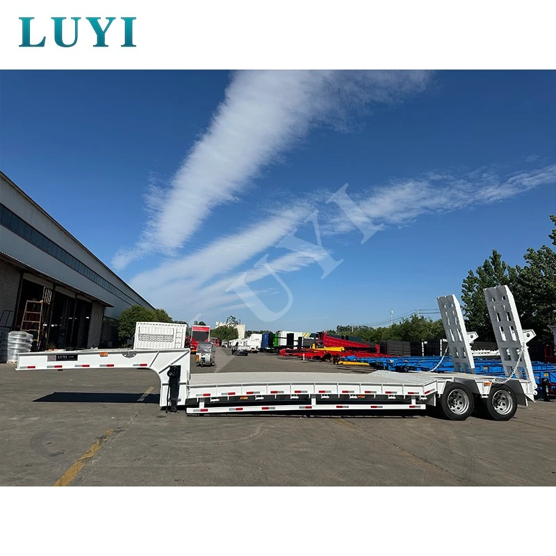 2-axle 20-foot Gooseneck Lowboy Semi-trailer best