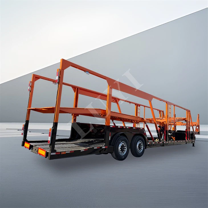 2 o'q mashinasi avtoulovi avtoulovi yarim treyleri