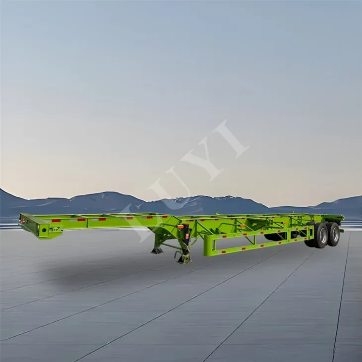 2 o'q ko'tarish konteyner 20/40 tonna skeletli smi treyleri