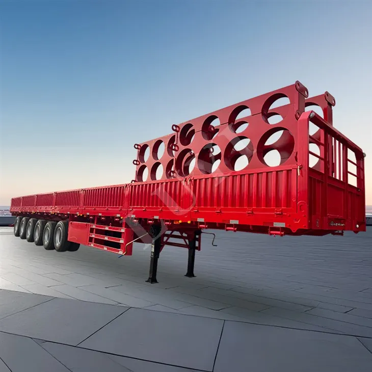 6 - Exle 15,5 metr 8.5 metr 30-oyoq yon devor yarim tirkamasi,