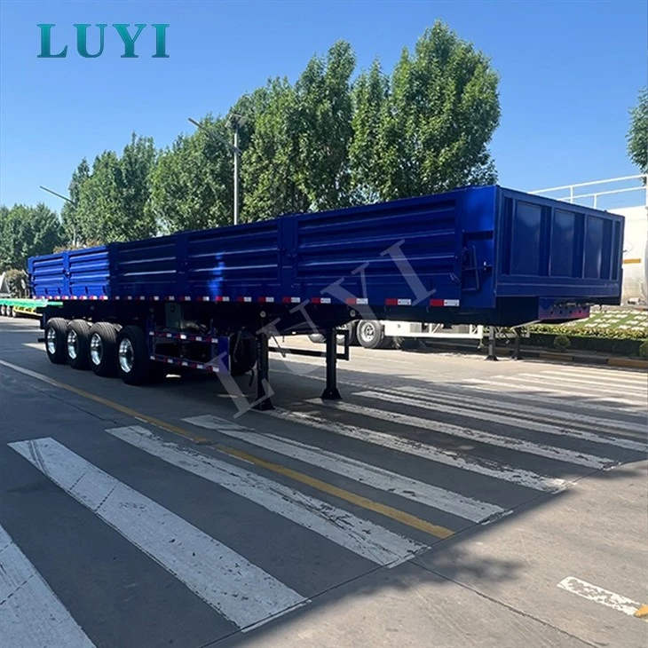 4 Axle Sidewall Semi Trailer Suitable For Africa Market suppliers