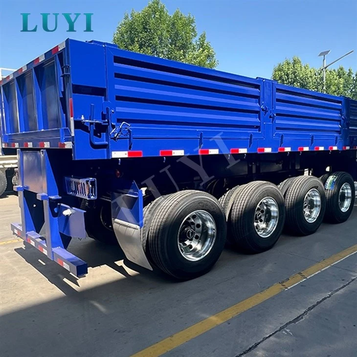 4 Axle Sidewall Semi Trailer Suitable For Africa Market best