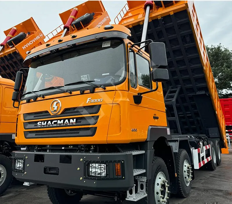 SHACMAN F3000 8x4 400HP Construction ogʻir yuk koʻtaruvchi orqa samosval