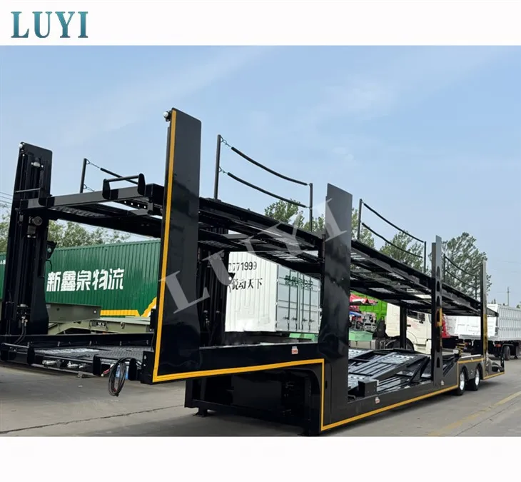 Yuk mashinasi treyleri, uch o'qli, 8 ta vagon, yuk ko'tarish qobiliyati 10001-15000 kg