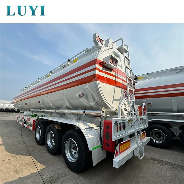 Alyuminiy qotishmasi 45000L neft tankeri yarim tirkamasi