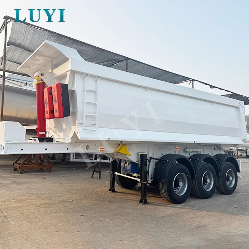 U-shaped 60 T Rear-tipping Dump Semi-trailer factory